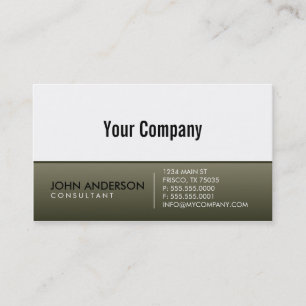Contemporary Business Card