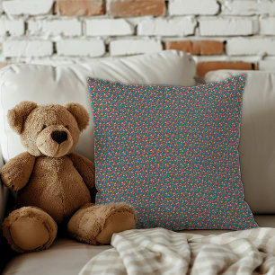 Contemporary butterfly pattern decor grey cushion