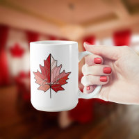 Contemporary Canadian Maple Leaf ID1071