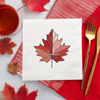 Contemporary Canadian Maple Leaf ID1071