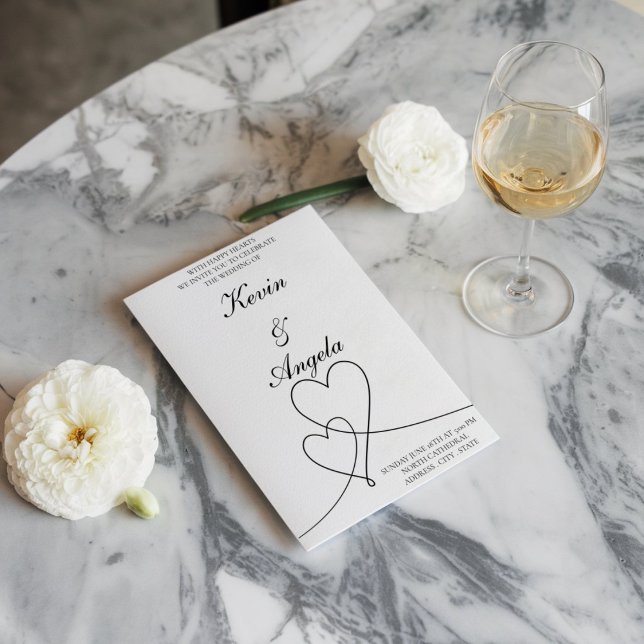 Contemporary Charm: Elegant & Minimal Wedding  Invitation (Creator Uploaded)