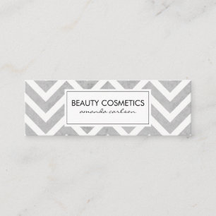 Contemporary Chevron Mini Business Card
