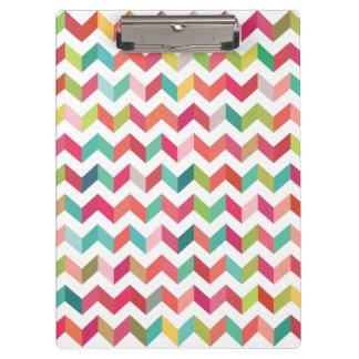 Contemporary Chevron Pattern Clip board