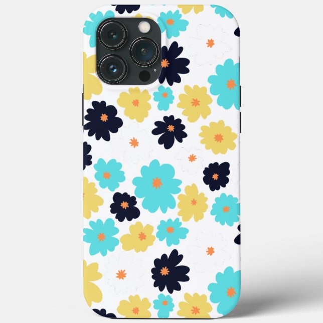  Contemporary Chic Floral iPhone 13 Pro/ iPad case (Back)