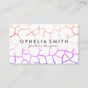 Contemporary Chic Pattern Business Card
