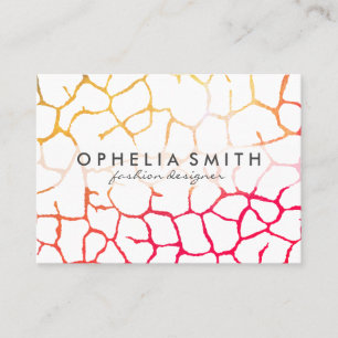 Contemporary Chic Pattern Business Card