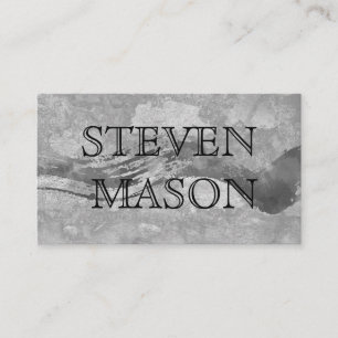 Contemporary Chic Texture Business Card