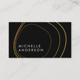 Contemporary Circular Pattern Business Card