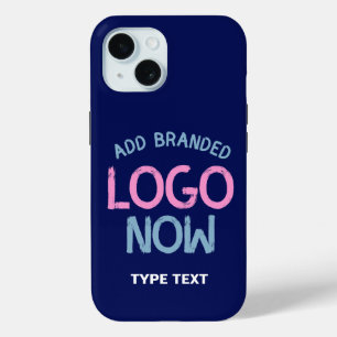 CONTEMPORARY CLEAN NAVY BLUE FASHIONABLE CLIENT iPhone 15 CASE