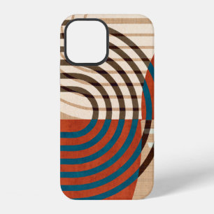 Contemporary collage wall art retro prints set. Fo iPhone 12 Case
