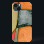 Contemporary Colourful Geometric Shapes iPhone 13 Case<br><div class="desc">This contemporary painting by Jennifer Goldberger is full of colourful geometric shapes. The style of the work makes it look like it was woven together from different bits of cloth. Order your copy of this piece today!</div>