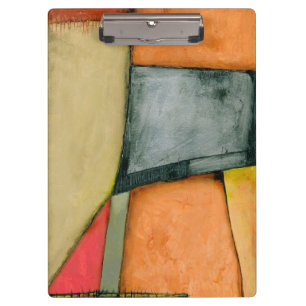 Contemporary Colourful Geometric Shapes Clipboard