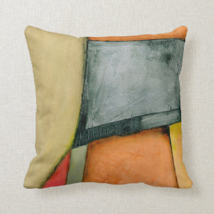Contemporary Colourful Geometric Shapes Cushion