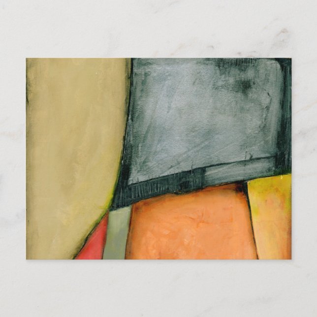 Contemporary Colourful Geometric Shapes Postcard (Front)