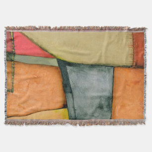 Contemporary Colourful Geometric Shapes Throw Blanket