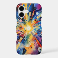 Contemporary Cosmic Explosion Abstract
