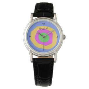 Contemporary Design Colourful Personalise  Watch