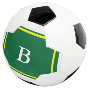Contemporary Design-Green/Yellow Soccer Ball