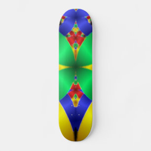 Contemporary Digital Art Skateboard
