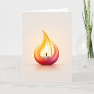 Contemporary Diya Card
