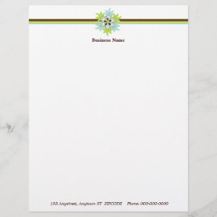 Contemporary Elegance Letterhead Design