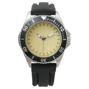 Contemporary  Elegant Black  Men's Watch
