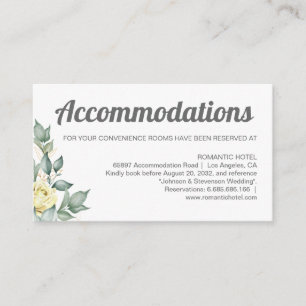 Contemporary elegant classy blue watercolor enclosure card