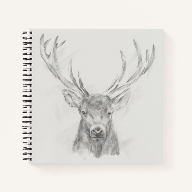 Contemporary Elk Sketch Notebook (Front)