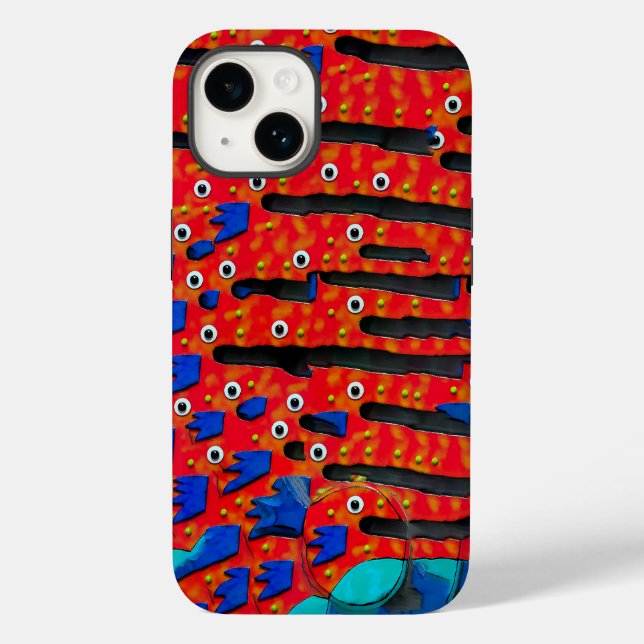 Contemporary Fish Eye Abstract  Case-Mate iPhone Case (Back)