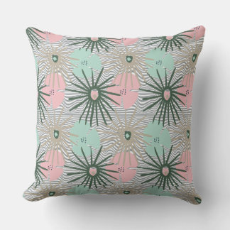 Contemporary Floral Pillow 
