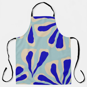 Contemporary Floral: Trendy Seamless Fashion. Apron