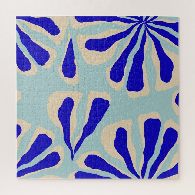 Contemporary Floral: Trendy Seamless Fashion. Jigsaw Puzzle (Vertical)