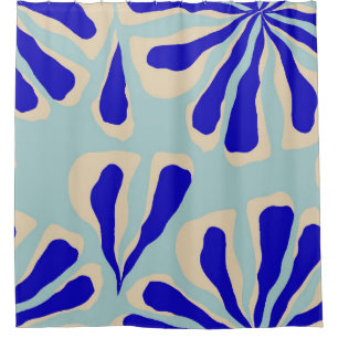 Contemporary Floral: Trendy Seamless Fashion. Shower Curtain
