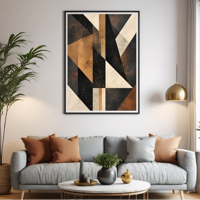 Contemporary Geometric Harmony Poster (Creator Uploaded)