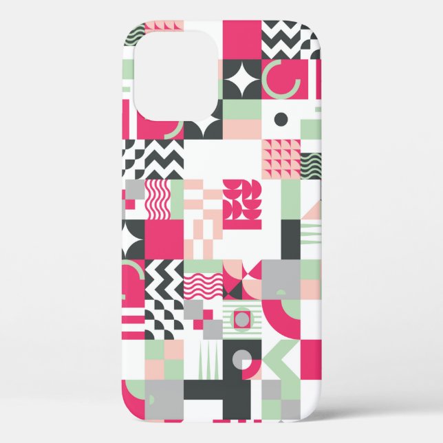 Contemporary geometric mosaic seamless pattern wit Case-Mate iPhone case (Back)