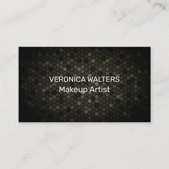 Contemporary Geometric Pattern Loyalty Card (Front)