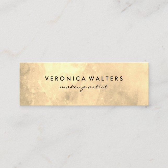 Contemporary Golden Loyalty Card (Front)