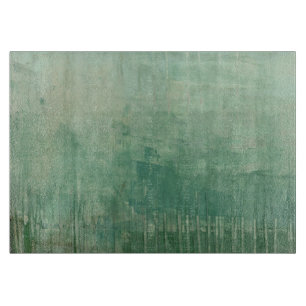 Contemporary Green Watercolor Cutting Board