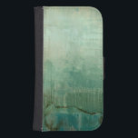 Contemporary Green Watercolor Samsung S4 Wallet Case<br><div class="desc">A Jennifer Goldberger original,  this work is a contemporary green watercolor. The piece is lighter and the top,  moving to deeper green tones as your eyes head to the bottom. A wonderful use of colour,  order yours today!</div>