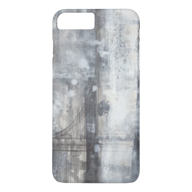 Contemporary Grey Painting Case-Mate iPhone Case (Back)