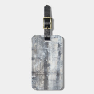 Contemporary Grey Painting Luggage Tag