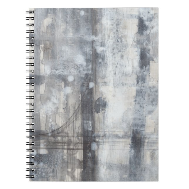Contemporary Grey Painting Notebook (Front)