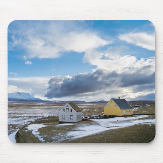 Contemporary Houses Mouse Pad (Front)