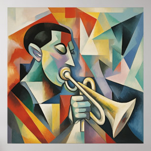 Contemporary Jazz Musician Poster