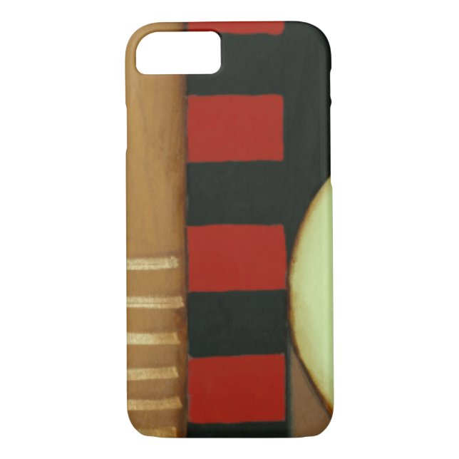 Contemporary Loft Style Panelled Painting Case-Mate iPhone Case (Back)