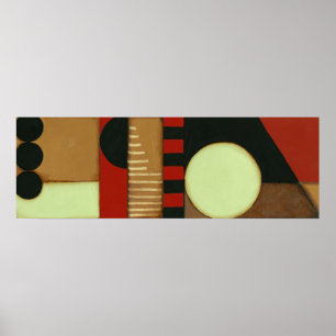 Contemporary Loft Style Panelled Painting Poster