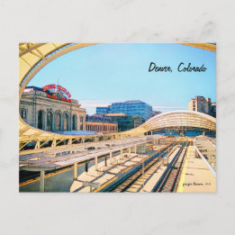 Contemporary Look of Union Station, Denver, CO #2 Postcard