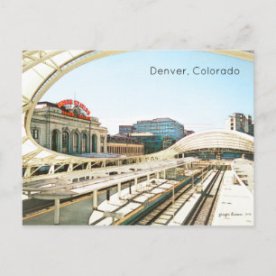 Contemporary Look of Union Station, Denver, CO #4 Postcard