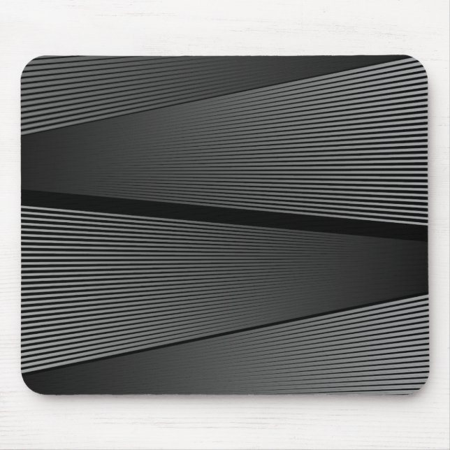 contemporary metal grey abstract mouse pad (Front)