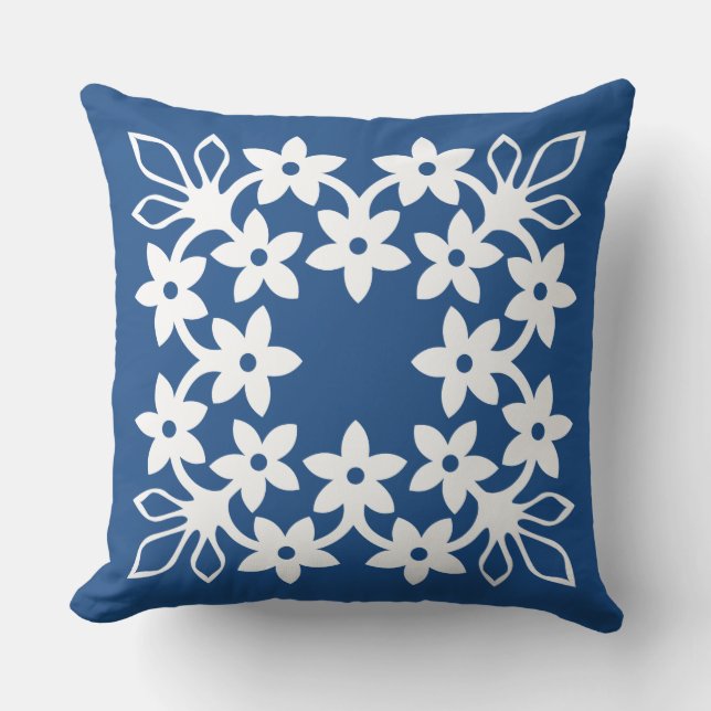 Contemporary & Modern Hawaiian print pilow Cushion (Front)